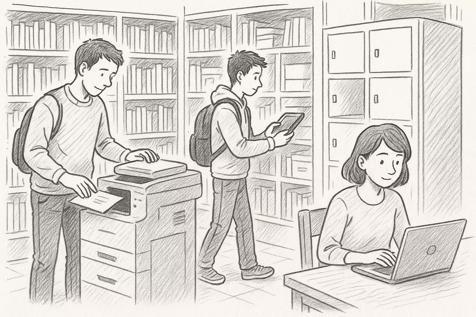 L&rsquo;impression en libre-service sur un campus, comment ça marche ?